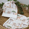 Adventure Bamboo 2PCS Jersey Swaddle & Beanie Set