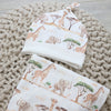 Adventure Bamboo 2PCS Jersey Swaddle & Beanie Set