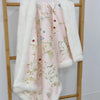Sleeping Bunny Reversible Fleece Cuddle Blanket