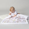 Sleeping Bunny Reversible Fleece Cuddle Blanket