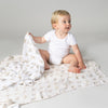 Elephant Bedtime 3pk Muslin Wraps