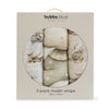 Elephant Bedtime 3pk Muslin Wraps