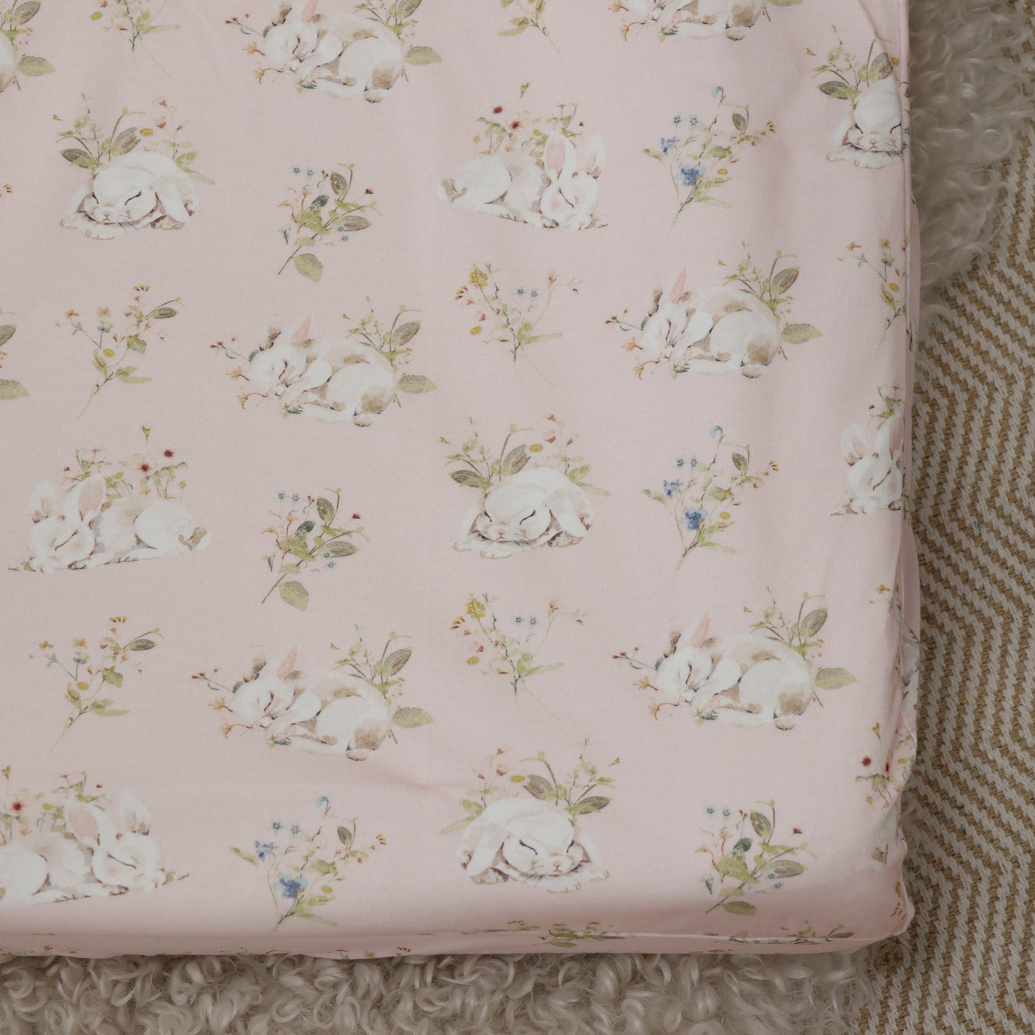 Sleeping Bunny Waterproof Change Pad Cover