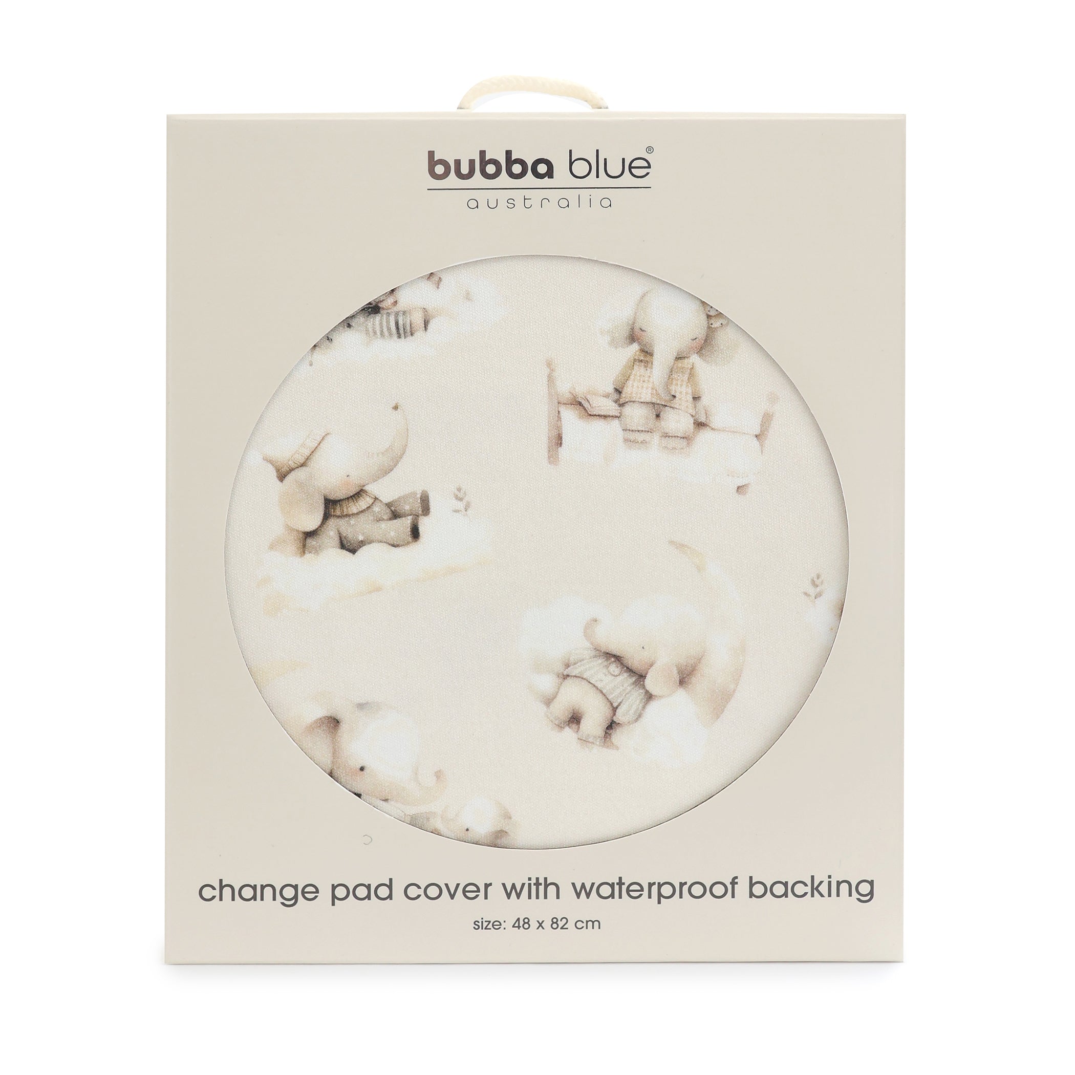 Elephant Bedtime Waterproof Change Pad Cover