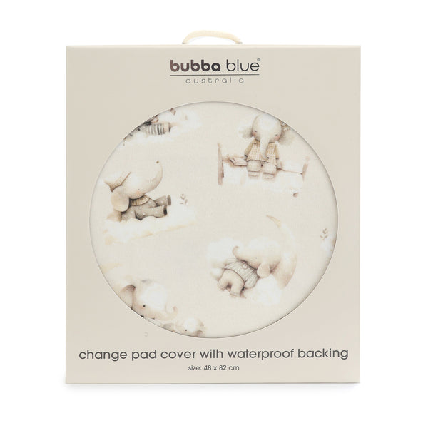Elephant Bedtime Waterproof Change Pad Cover