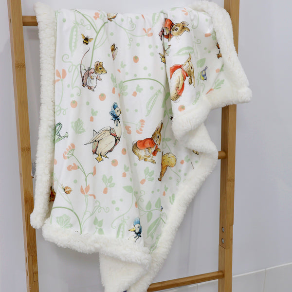 Flopsy Mopsy & Cottontail Cuddle Blanket