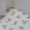 Elephant Bedtime Jersey Co Sleeper/Bedside Sleeper Fitted Sheet