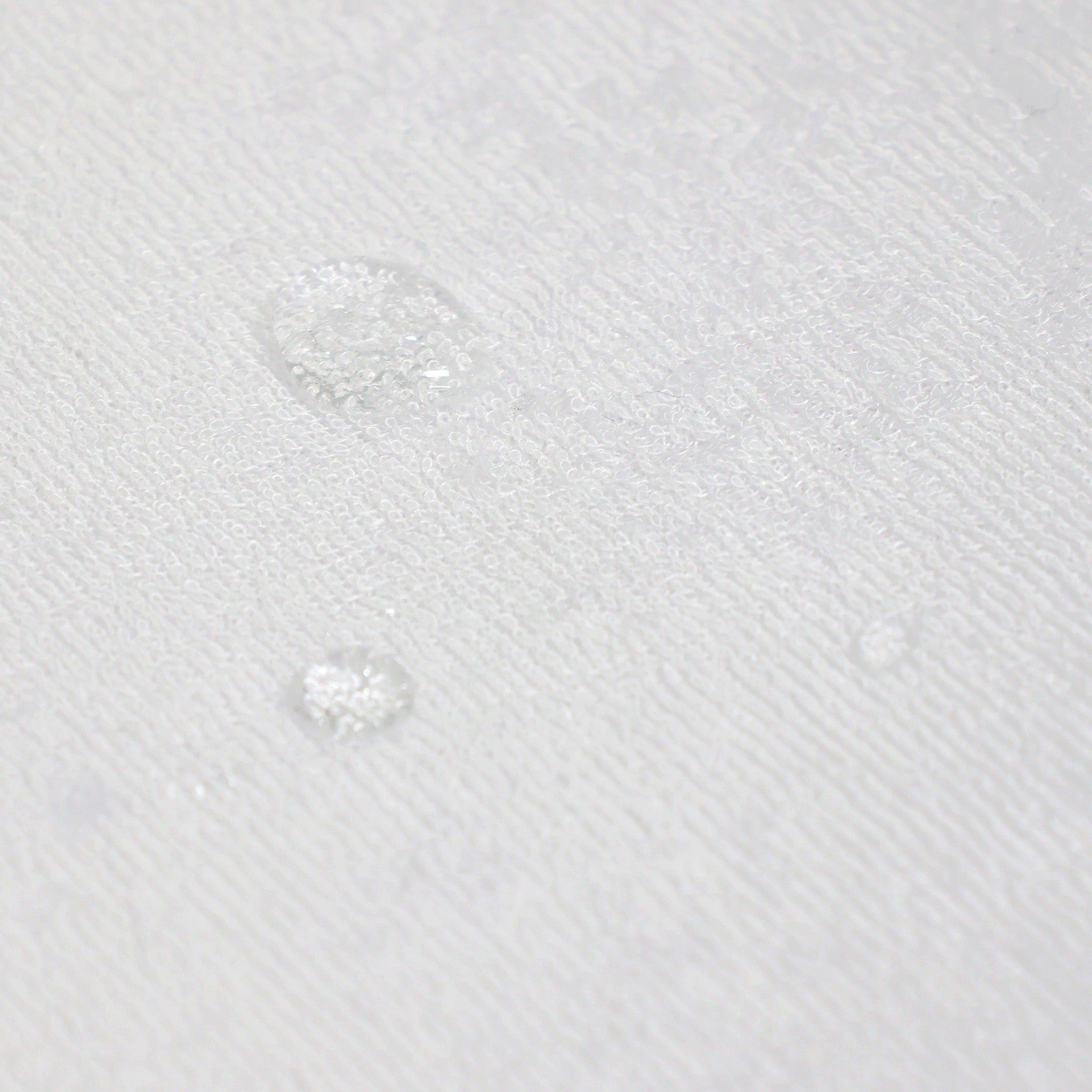 Bamboo White Compact Cot Waterproof Mattress Protector