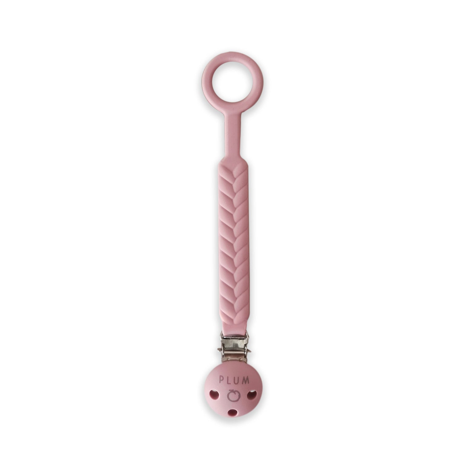 PLUM Silicone Soother Connectors Bundle - Berry & Olive