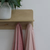 Nordic 2PK Stretchy Velour Cuddle Blankets - Berry/Rose