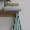 Nordic 2PK Stretchy Velour Cuddle Blankets - Sky/Mint