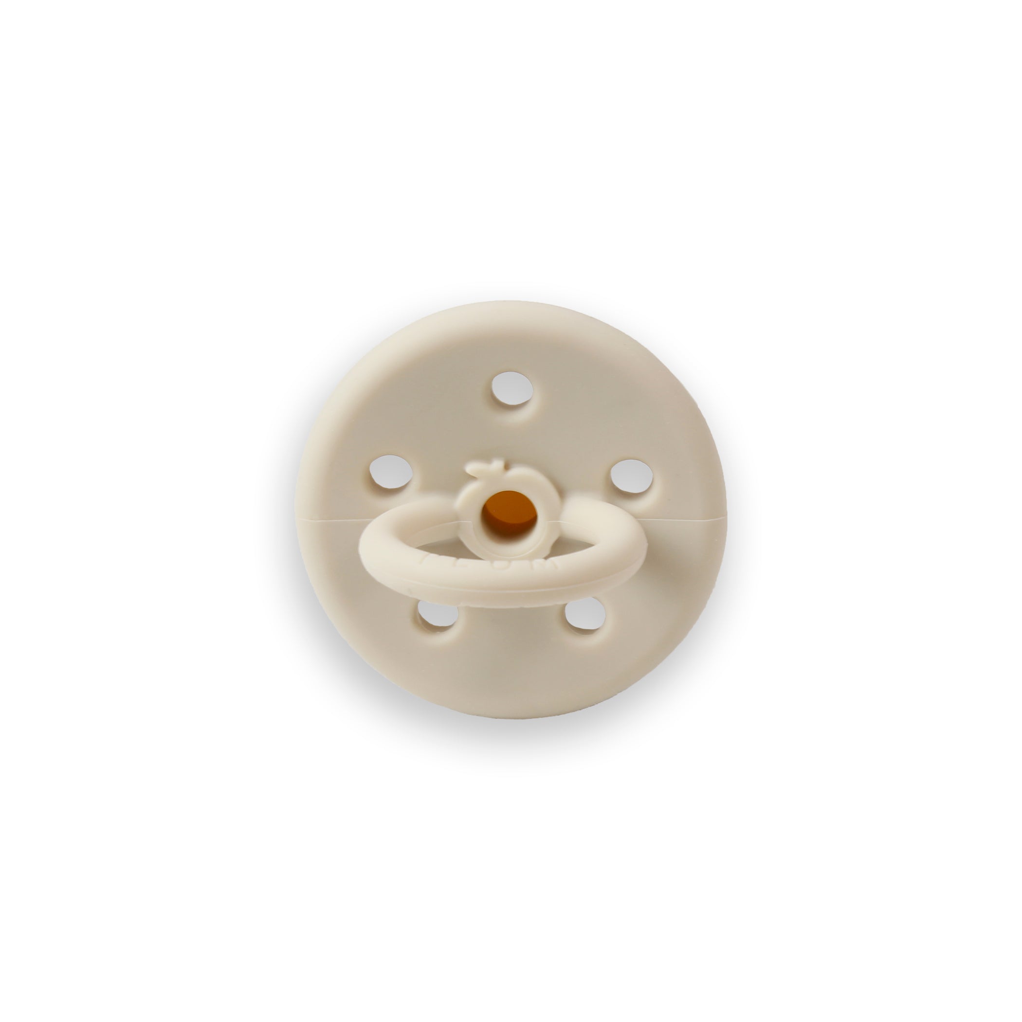 PLUM 2pk Silicone Soothers - Sand & Nutmeg (0-6M)