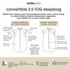 Nordic 3.5 TOG Convertible Sleep Bag - Forest