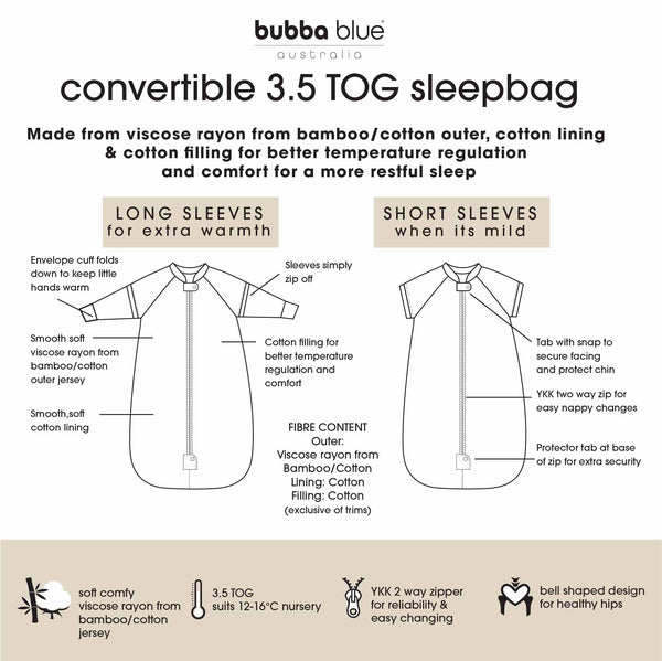 Nordic 3.5 TOG Convertible Sleep Bag - Sand