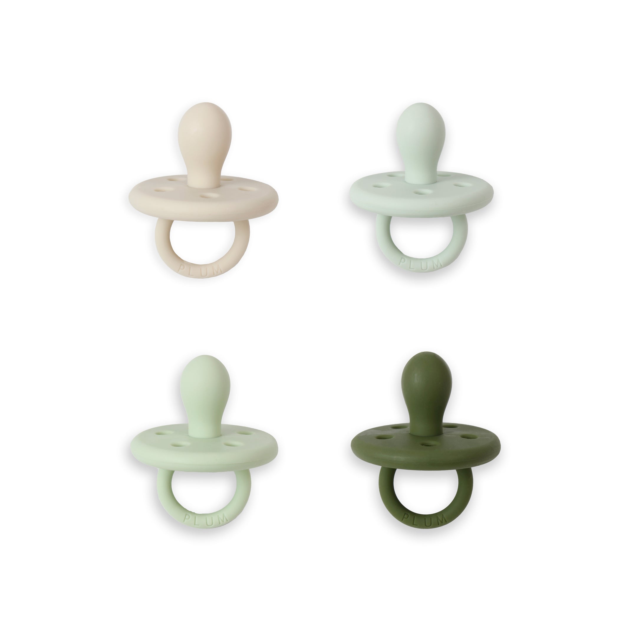 PLUM 4pk Soothers Unisex Bundle - NB-6m
