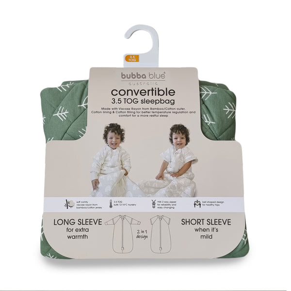 Nordic 3.5 TOG Convertible Sleep Bag - Forest