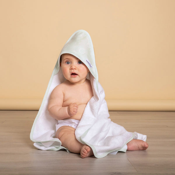 Nordic 2pk Hooded Towel Avocado/Forest