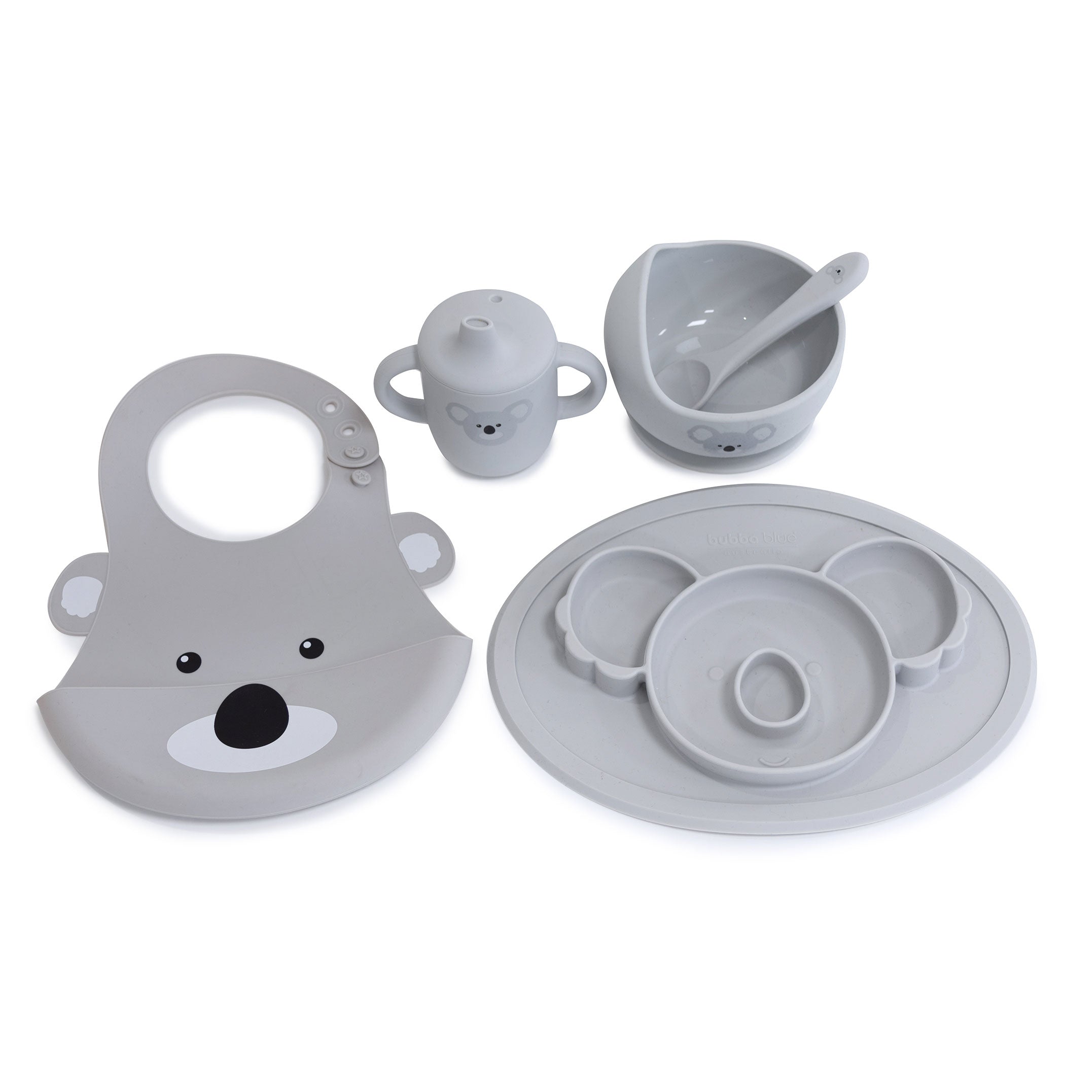 Aussie Animals 'Koala' 5PC Silicone Feeding Gift Set