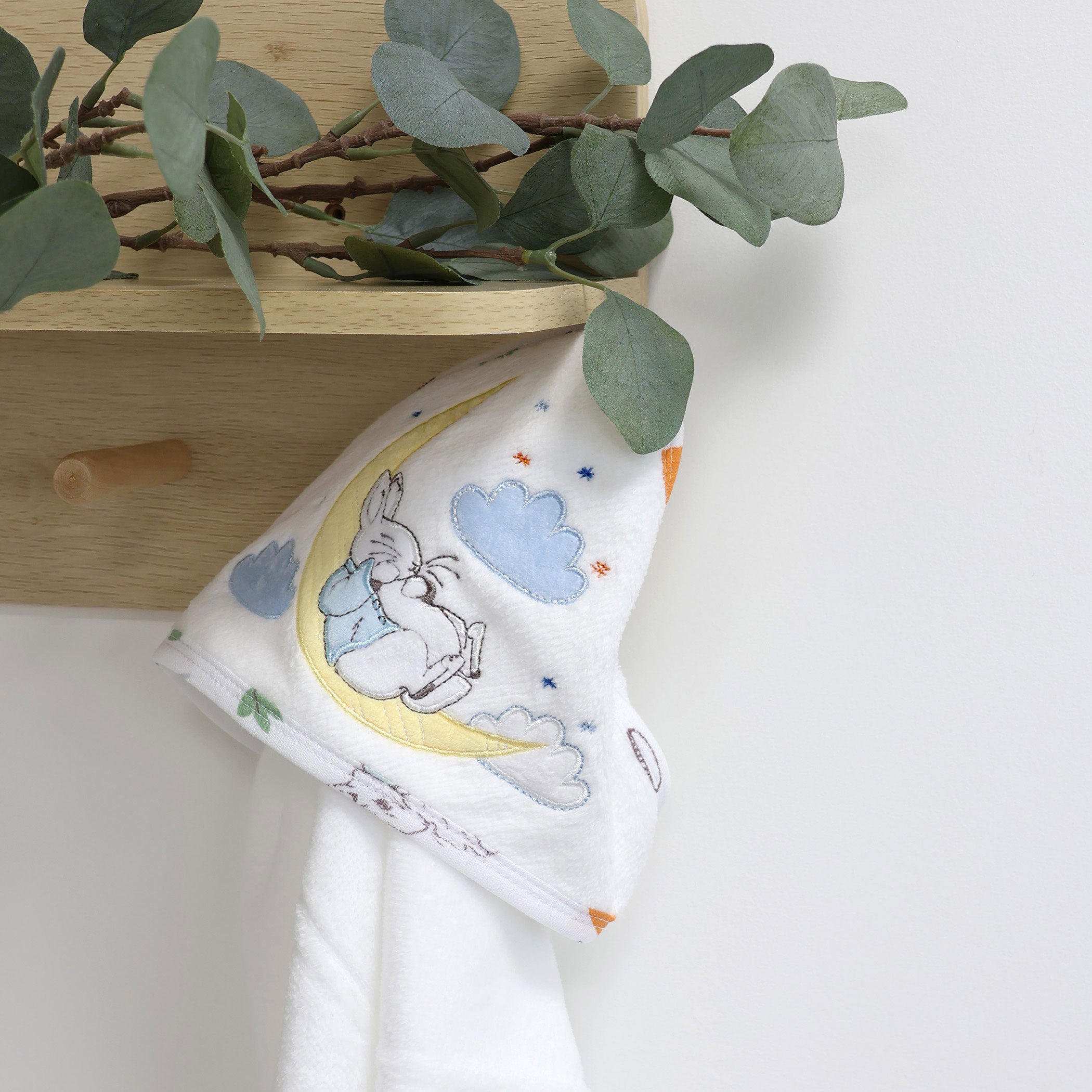 Peter Rabbit 'New Adventure' Hooded Towel - Blue