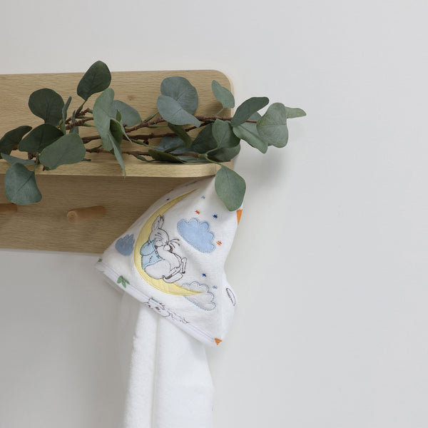 Peter Rabbit 'New Adventure' Hooded Towel - Blue