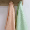 Nordic Sorbet 2pk Cellular Blanket Orange/Pear