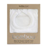 Bamboo White Bib & Burp Cloth Set - Bubba Blue Australia