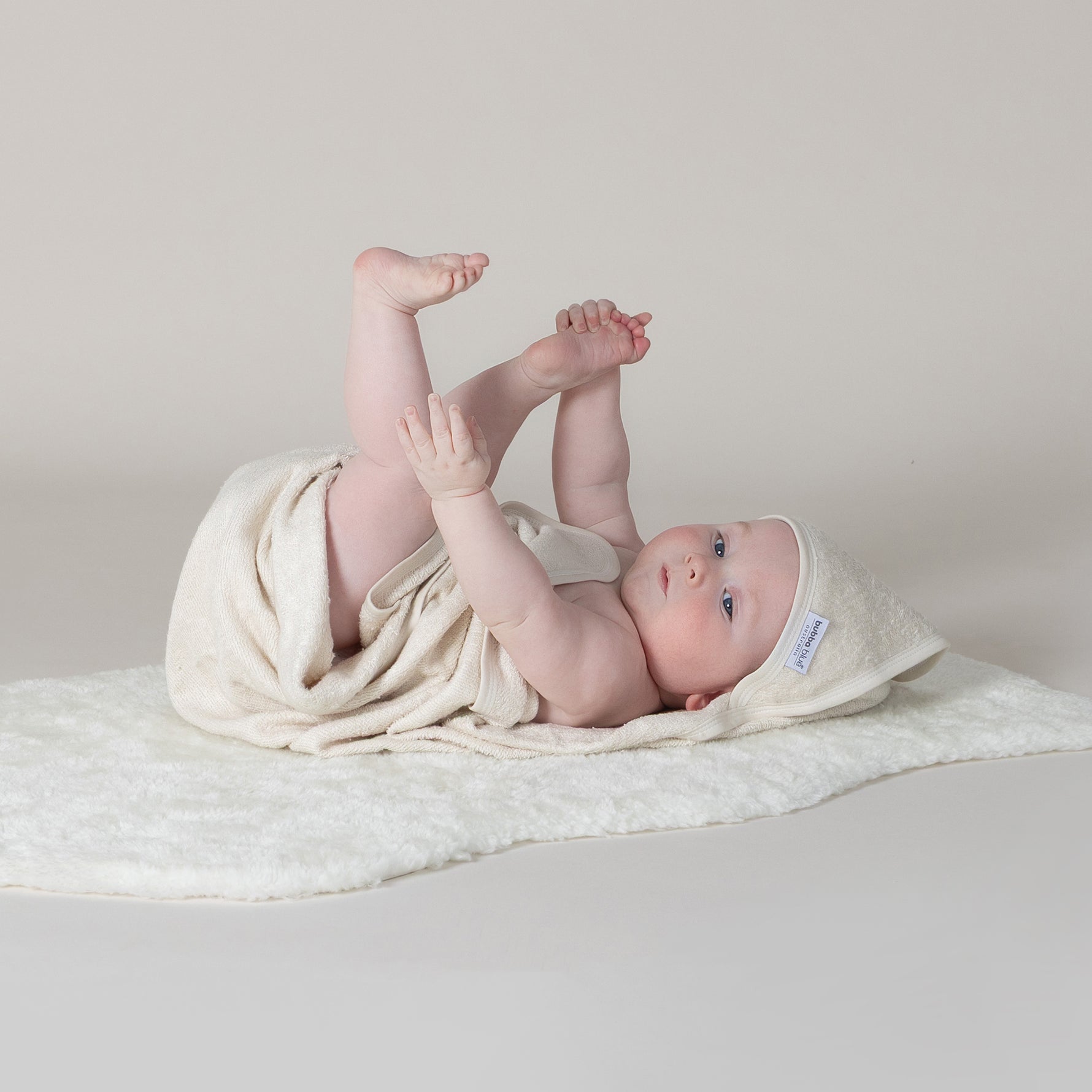 Bubba Sundae 2PK Hooded Towels - Chestnut - Bubba Blue Australia