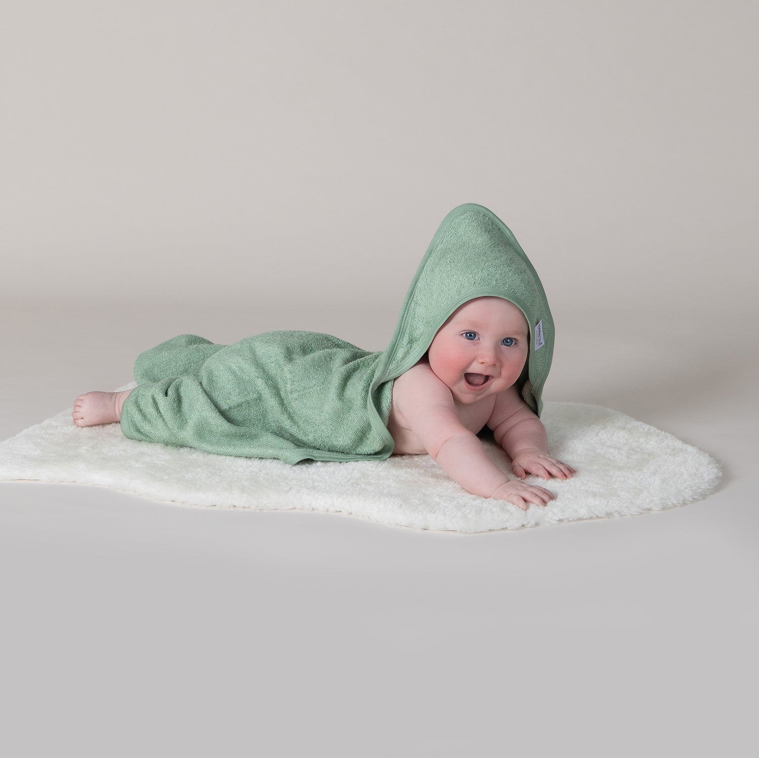 Bubba Sundae 2PK Hooded Towels - Greentea - Bubba Blue Australia