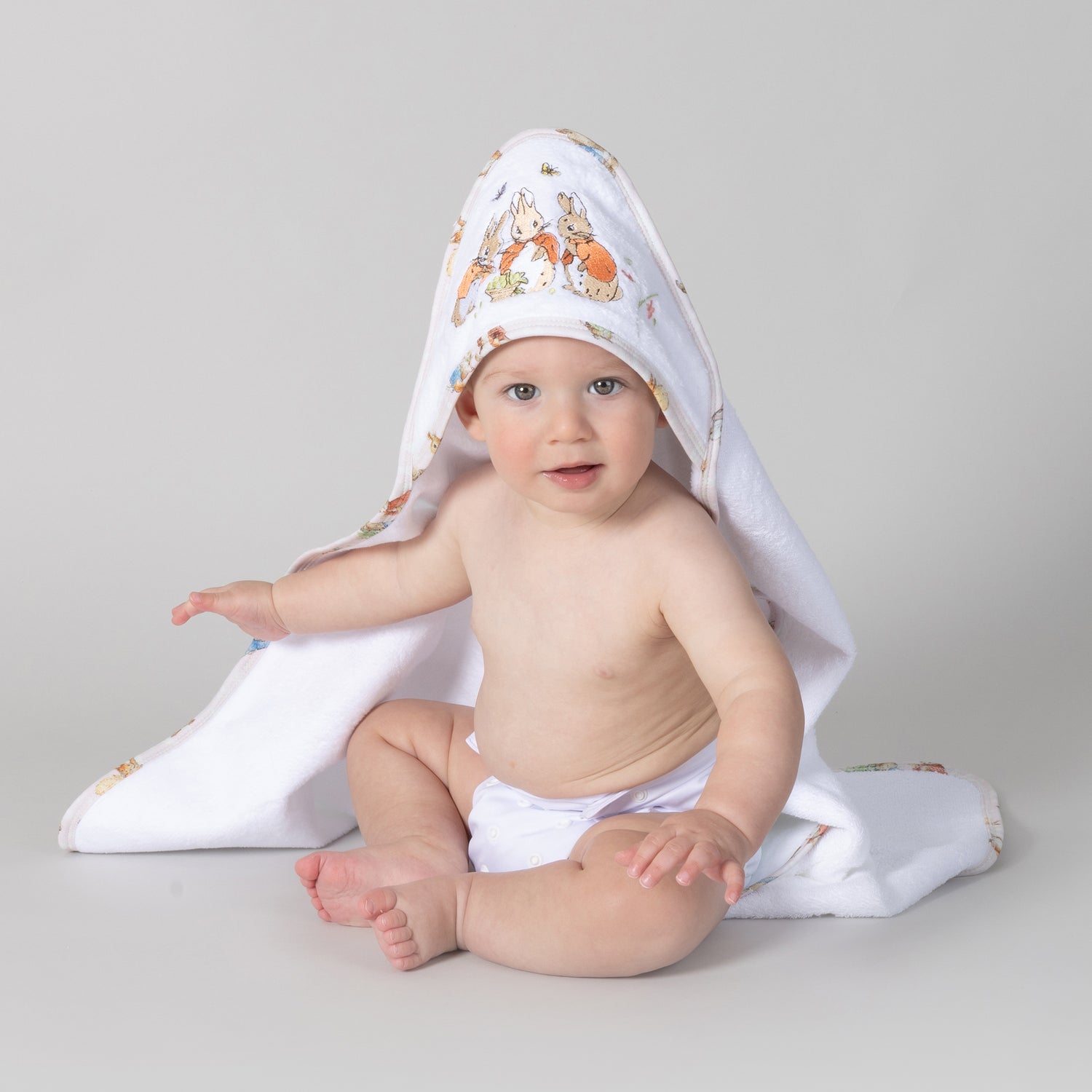 Flopsy Mopsy & Cottontail Hooded Towel - Bubba Blue Australia