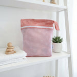 Nordic 2pk Wet/Dry Bags Bundle Berry Hearts - 25x28cm & 30x35cm - Bubba Blue Australia