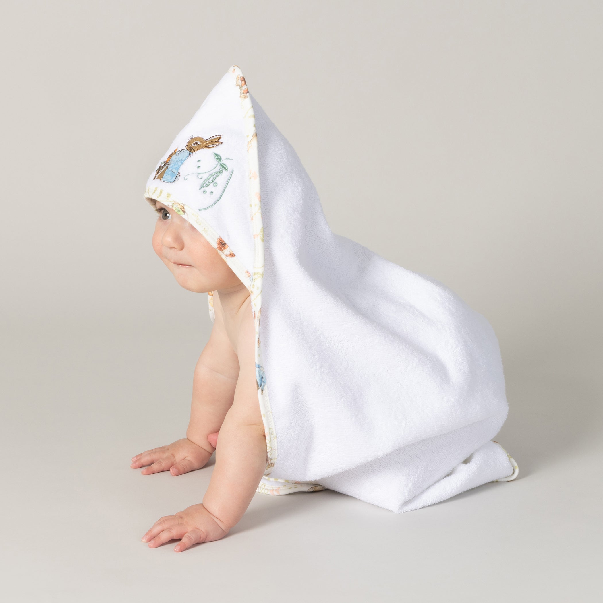 Peter Rabbit & Benjamin Bunny Hooded Towel