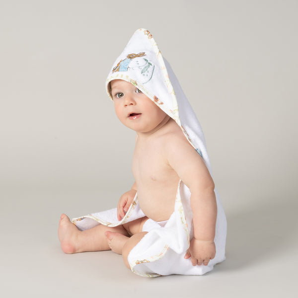 Peter Rabbit & Benjamin Bunny Hooded Towel