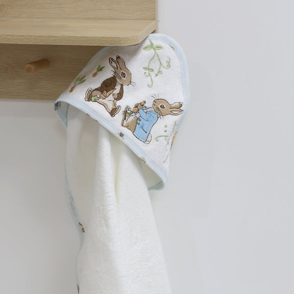 Peter Rabbit & Benjamin Bunny Hooded Towel