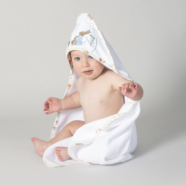 Peter Rabbit & Benjamin Bunny Hooded Towel