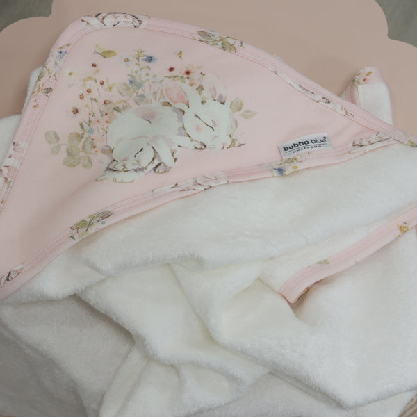 Sleeping Bunny Hooded Towel