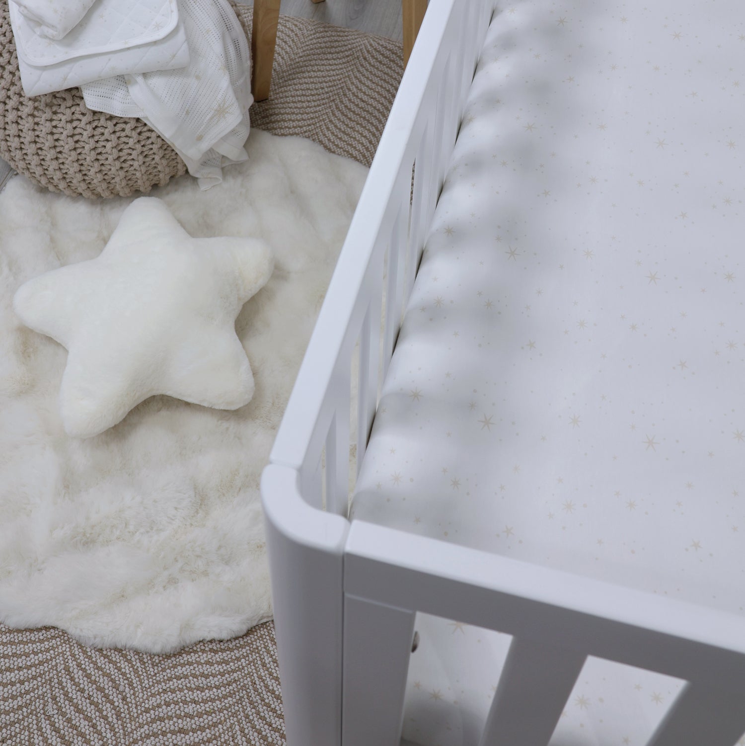 Twinkle Twinkle Jersey Cot Fitted Sheet
