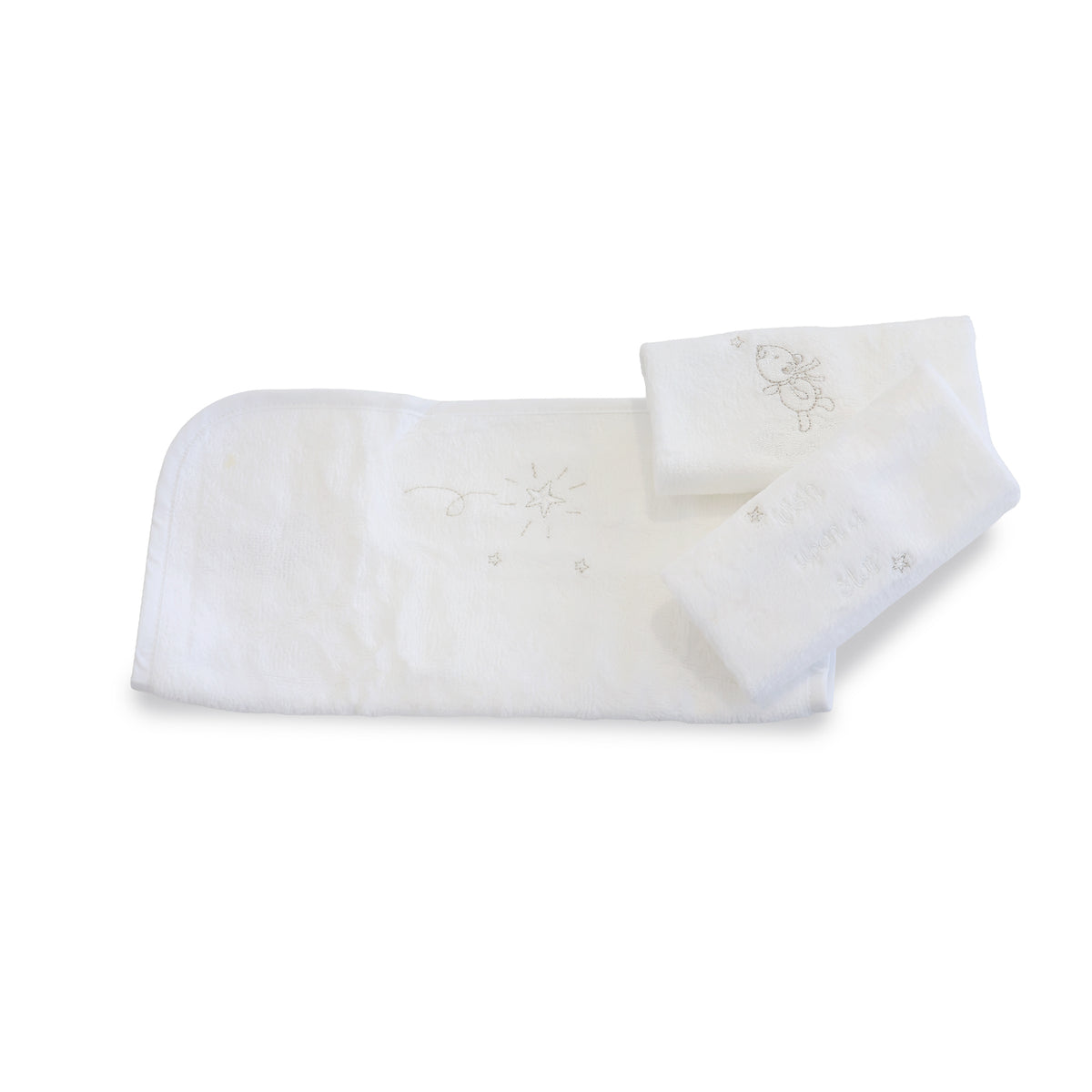 Wish Upon A Star 3pk Face Washers - Bubba Blue Australia