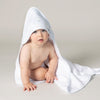 Provincial 2pk Hooded Towel - Sky/Almond