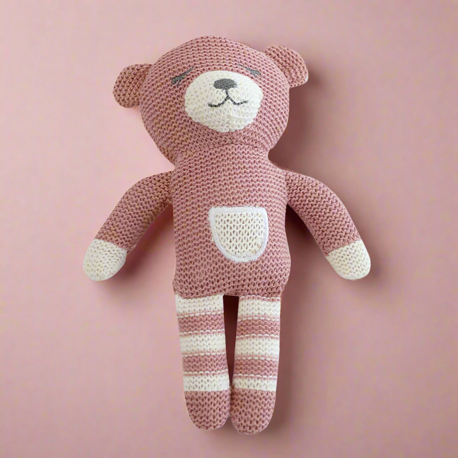 Nordic Baby Knit Rattle Berry