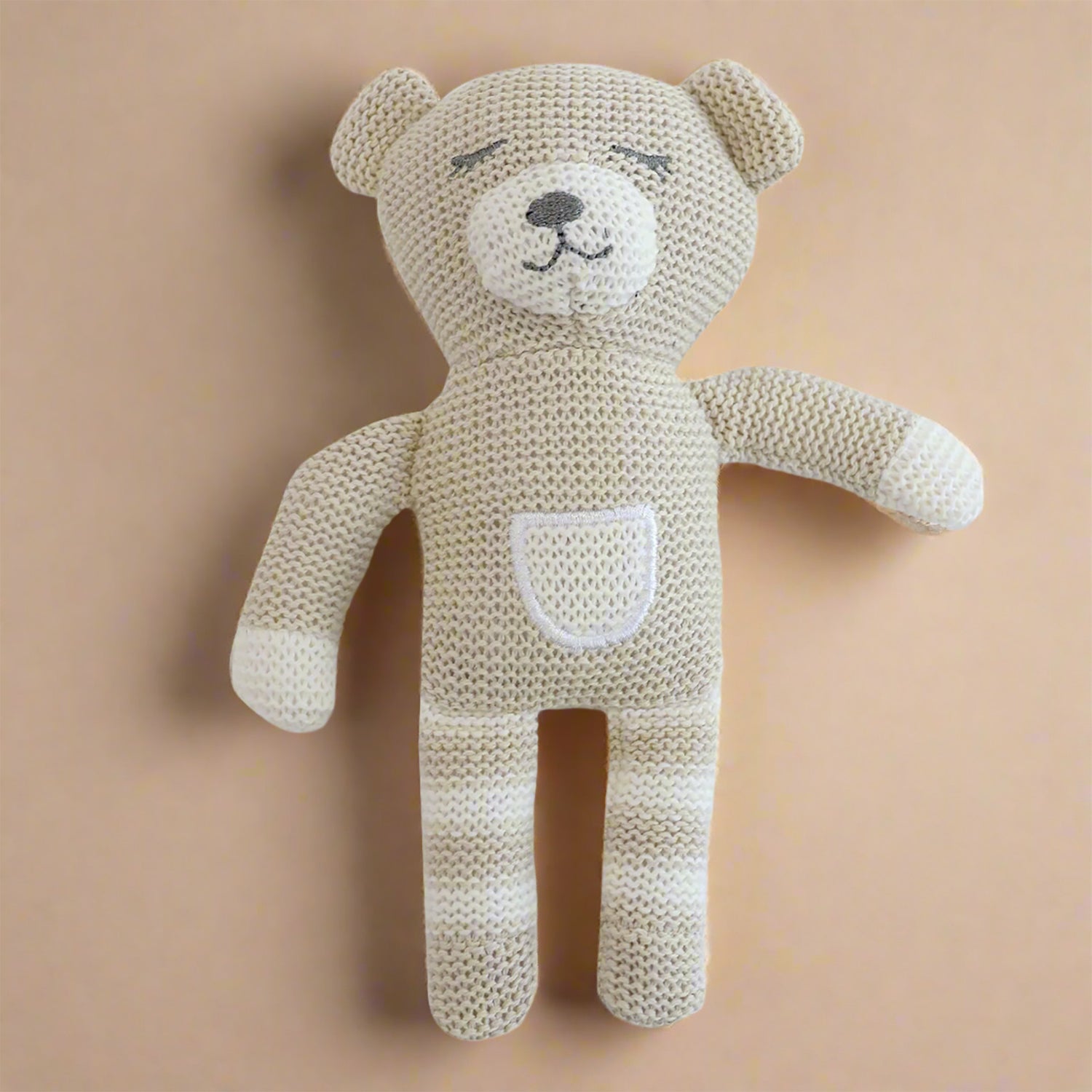 Nordic Baby Knit Rattle Sand