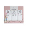 Peter Rabbit 'New Adventure' 3 Pack Face Washers - Pink