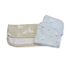 Provincial 3pk Wash Cloth - Sky/Almond