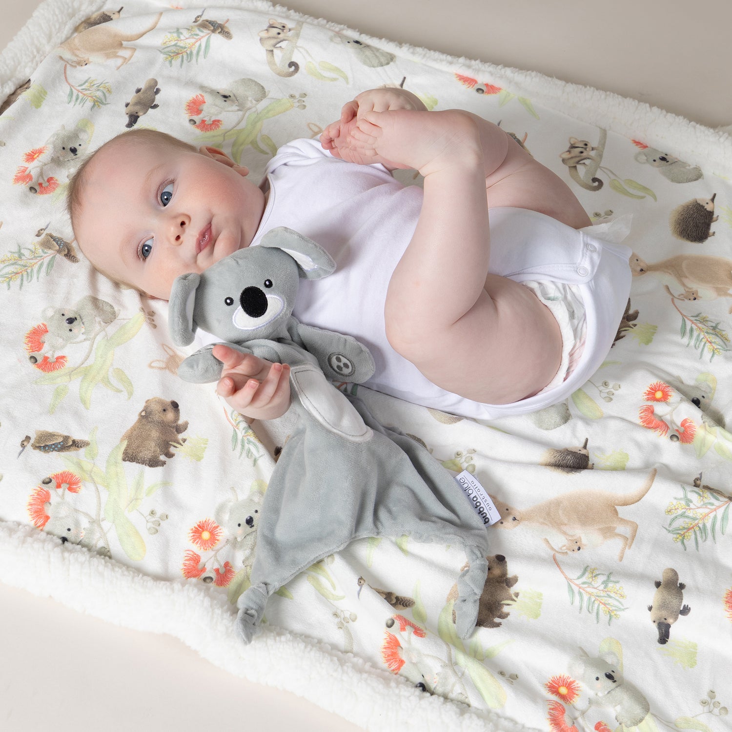 Aussie Animals 'Koala' Comforter Toy - Bubba Blue Australia