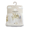 Elephant Bedtime Reversible Fleece Cuddle Blanket
