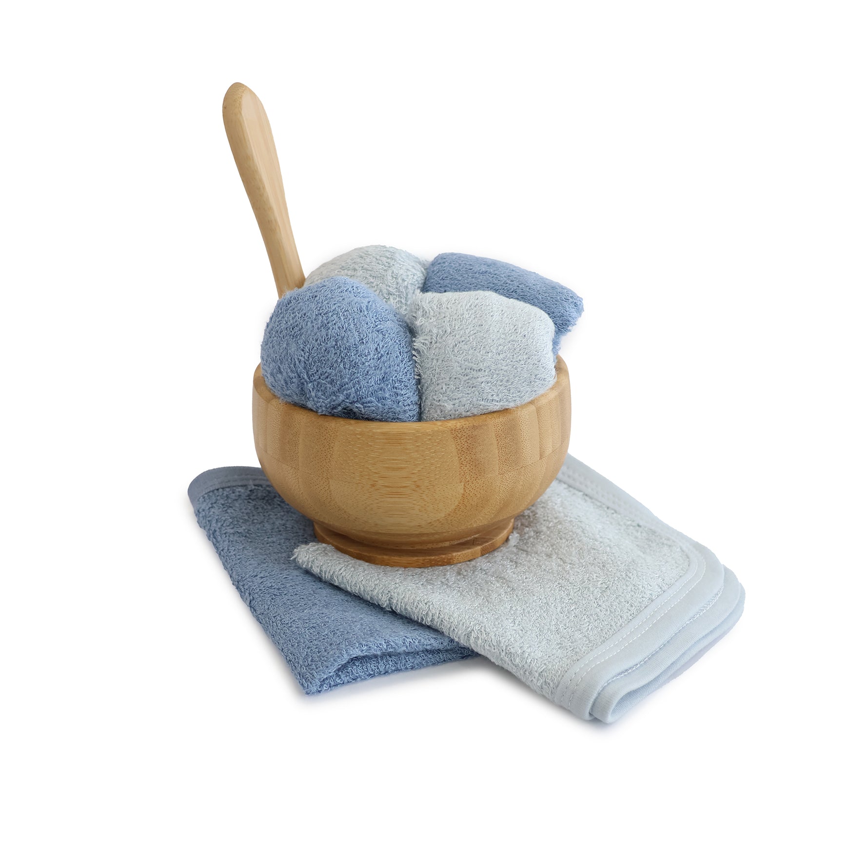 Bubba Sundae 6pk Wash Cloths - Blueberry - Bubba Blue Australia