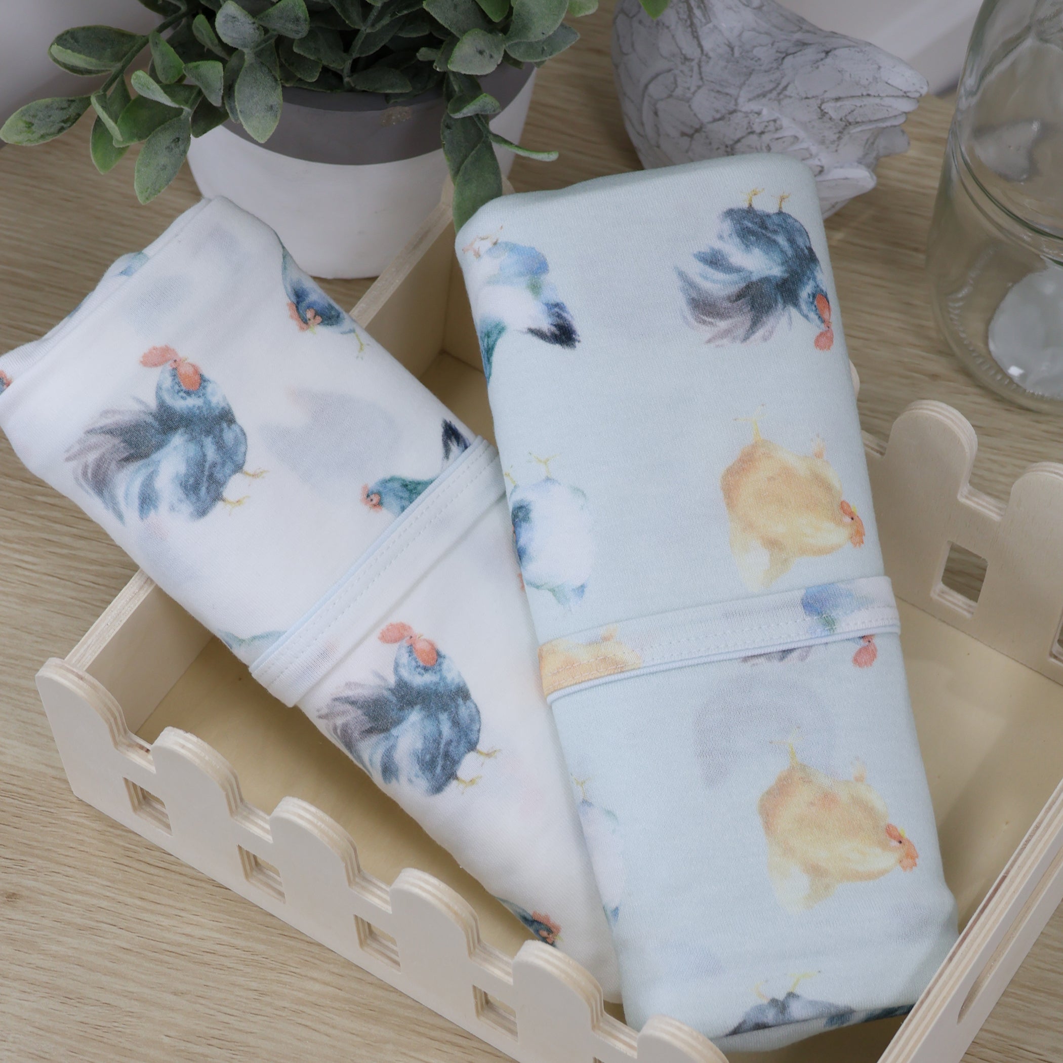 Little Rooster 2pk Jersey Wraps