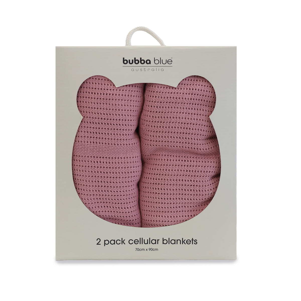 Nordic 2pk Cellular Blanket Berry/Berry