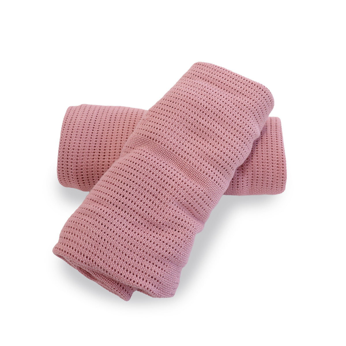 Nordic 2pk Cellular Blanket Berry/Berry