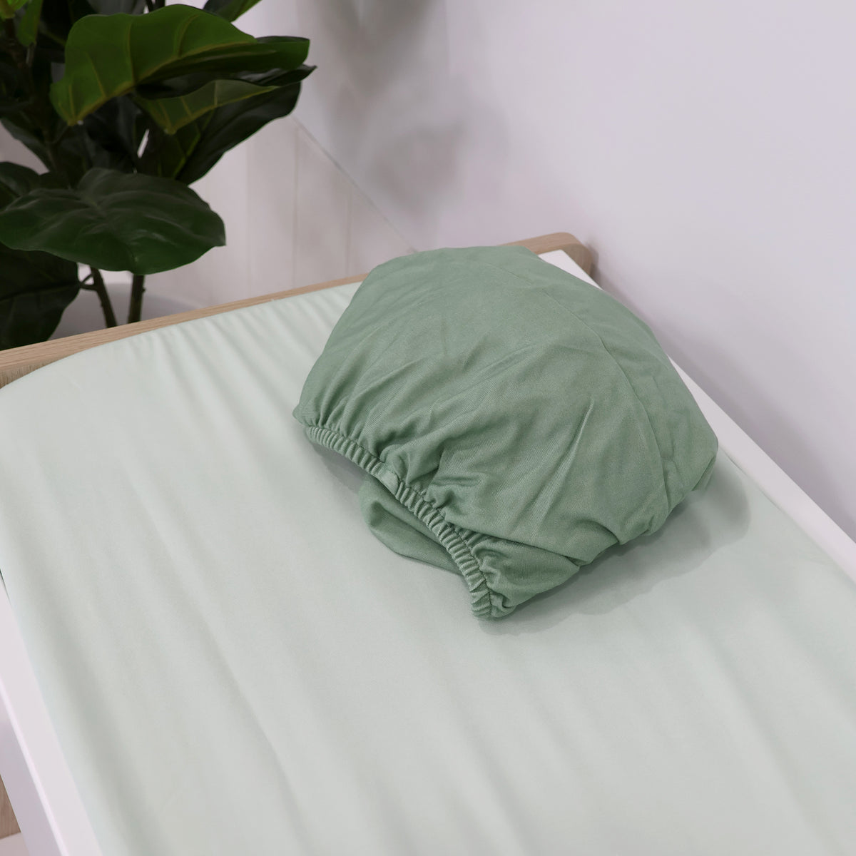 Bubba Sundae 2pk Waterproof Change Pad Covers - Greentea - Bubba Blue Australia