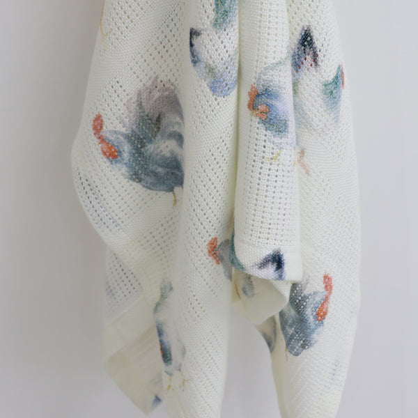 Little Rooster Cellular Blanket
